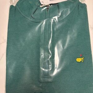 Green Quarter-Zip Pullover with Master’s Logo